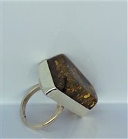 Anello Guerretta Gioielli Donna Anello Argento in Argento Ambra AN27-14 - AN27-14